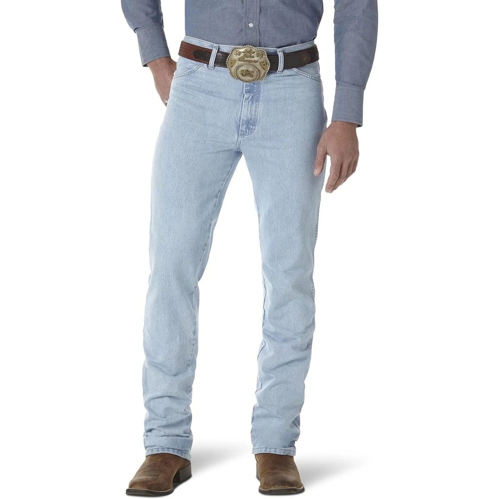 Wrangler Cowboy Cut 936 GBH Slim Fit Jeans Men 30 x 34 Light Blue NEW NOS